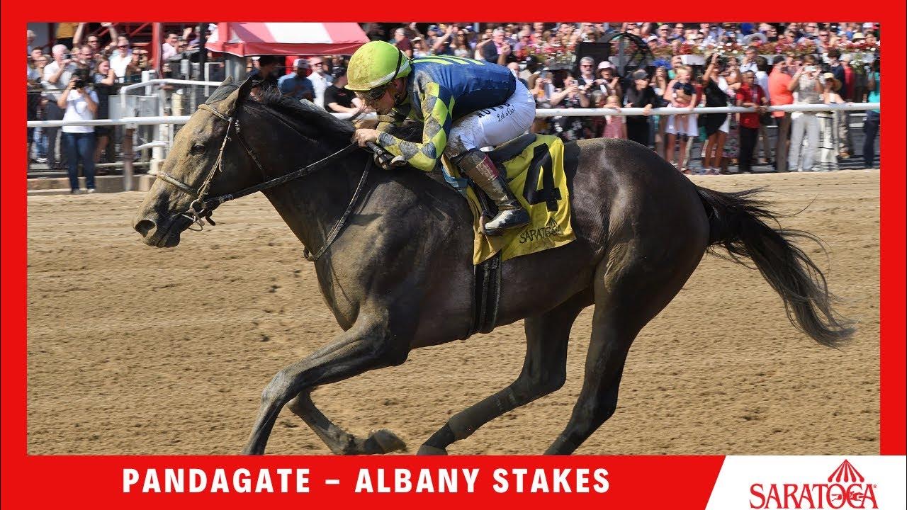 Pandagate rallies from last, prevails in Albany Stakes