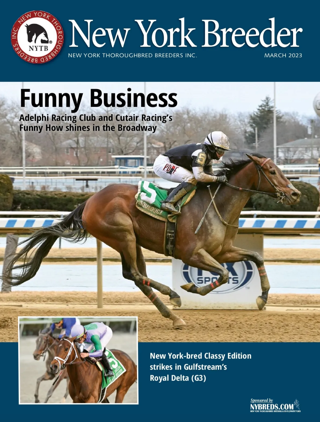 Funny How Makes The Cover Of New York Breeder Magazine