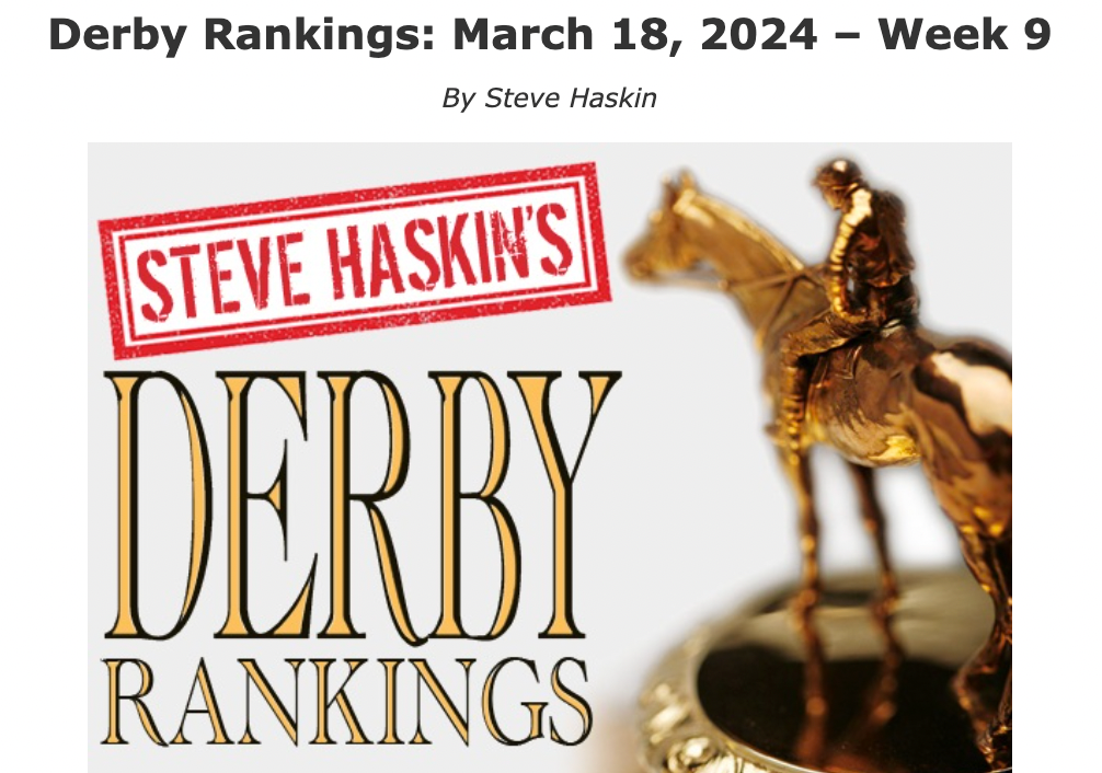 Pandagate Is Knocking On The Door In Steve Haskin's Latest Derby Rankings