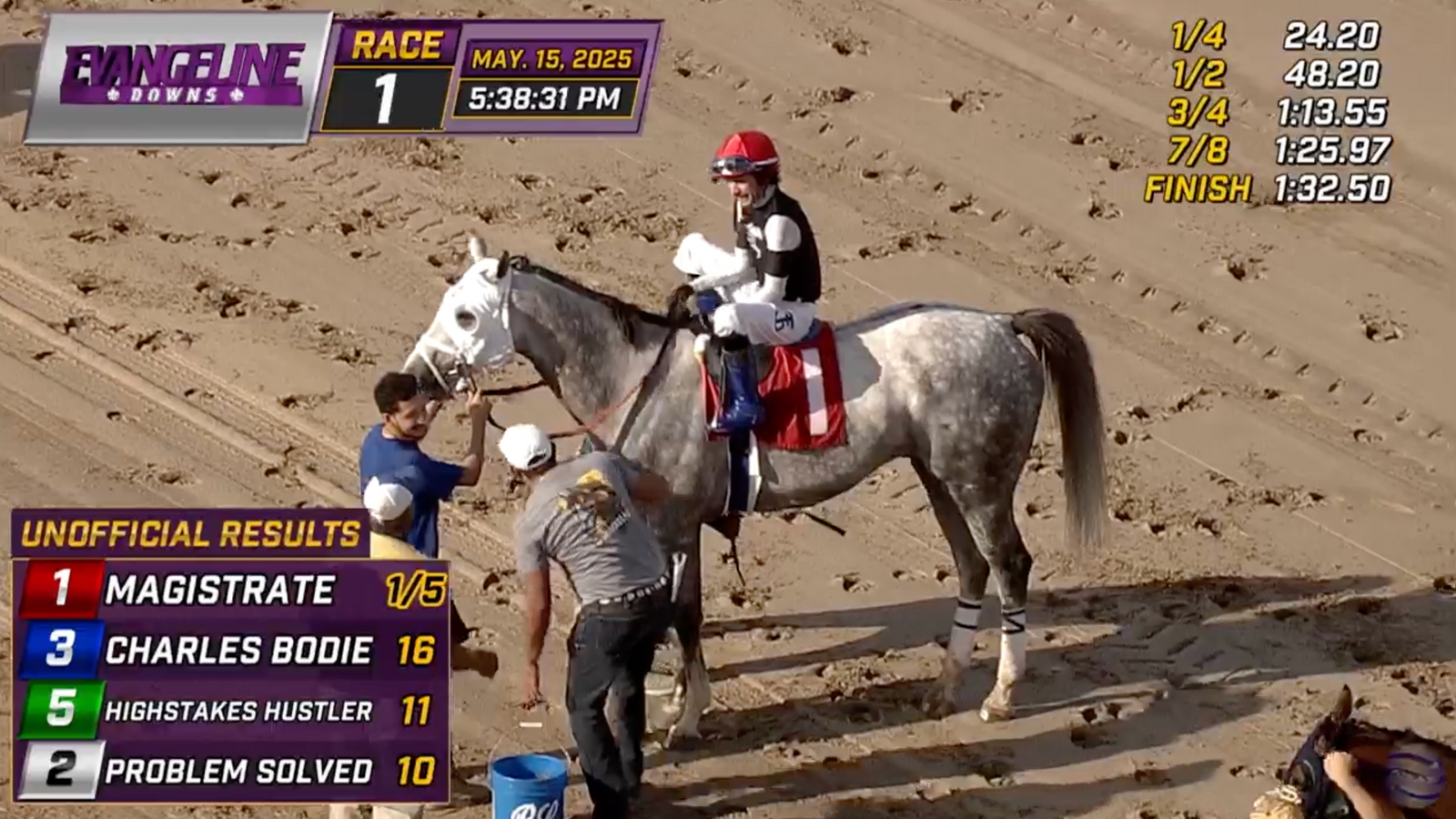 Magistrate Breaks His Maiden!