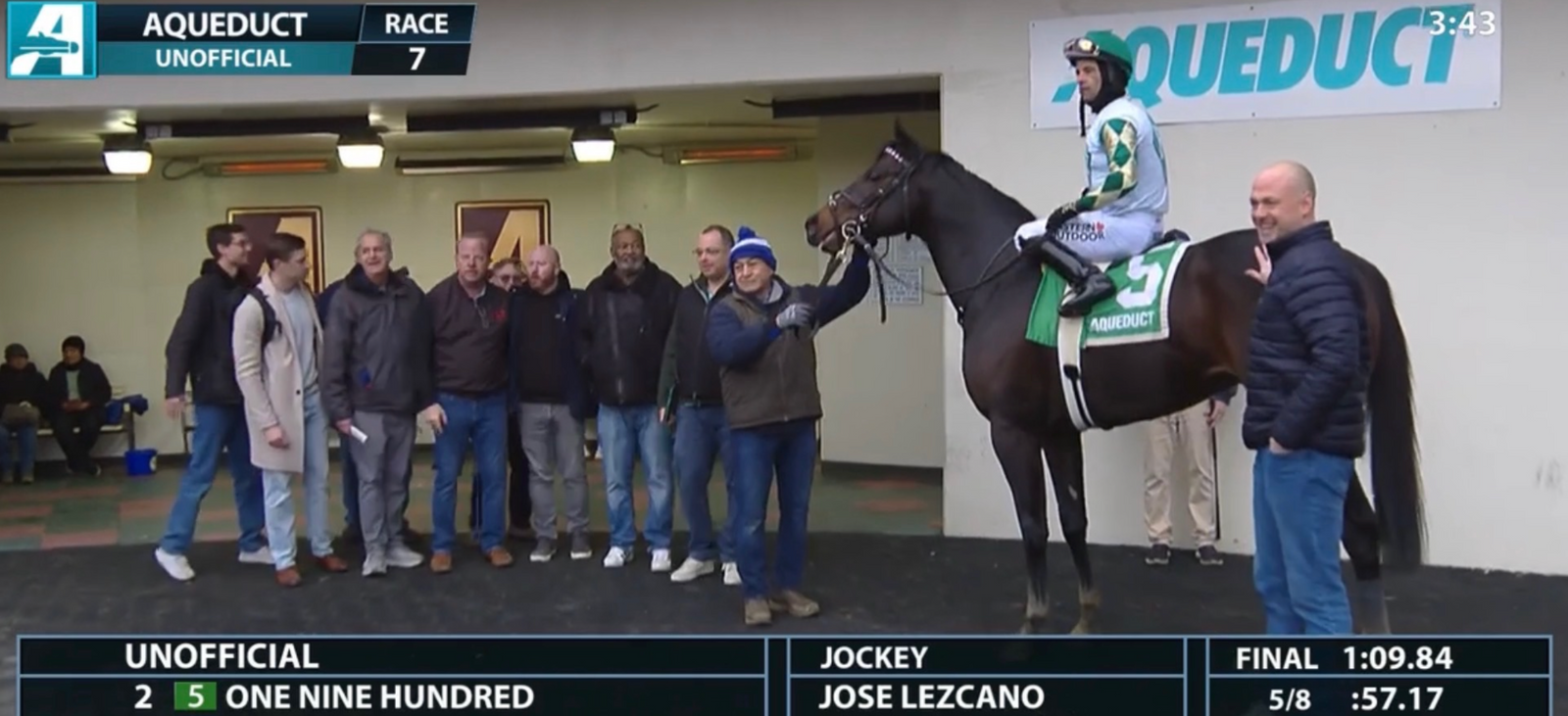 One Nine Hundred Dominates With A 104 Beyer Win!