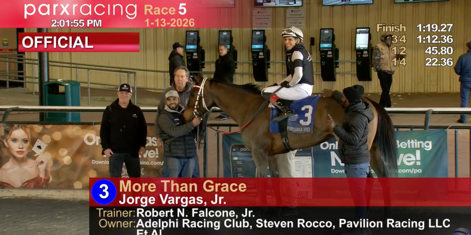 More Than Grace Breaks Maiden!
