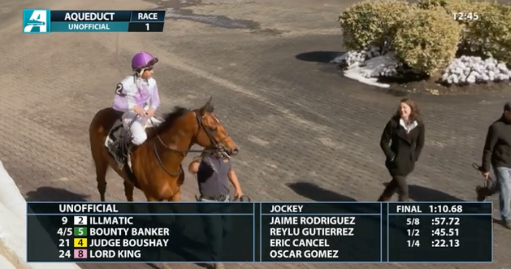 Illmatic #2 In TDN's Five Fastest Maidens: Feb. 23-March 1