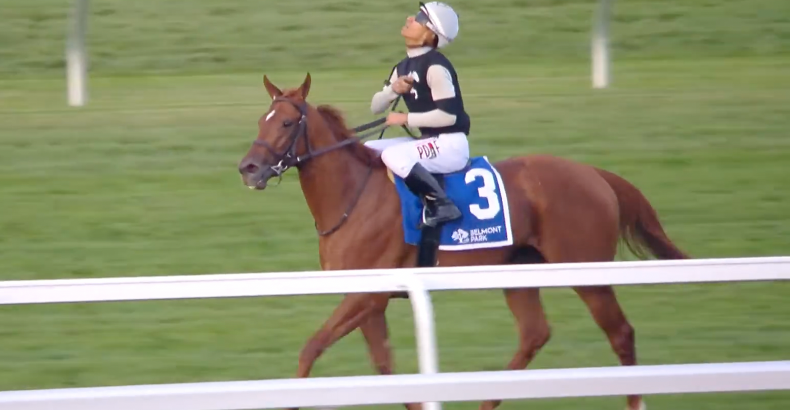 Luckbeourlady Breaks Her Maiden At Belmont!
