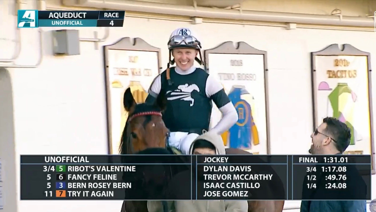 Ribot's Valentine Wins!